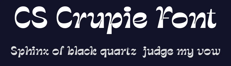 CS Crupie Font by craftsupplyco — Display Font — thumbnail 2