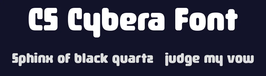 CS Cybera Font by craftsupplyco — Display Font — thumbnail 2