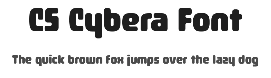 CS Cybera Font by craftsupplyco β Display Font