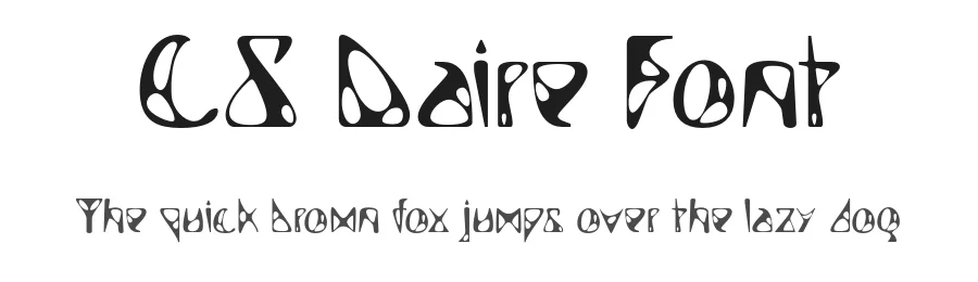 CS Daire Font by craftsupplyco — Display Font