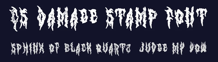CS Damage Stamp Font by craftsupplyco — Display Font — thumbnail 2