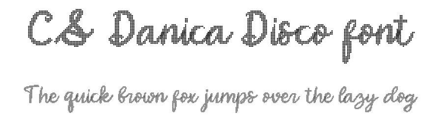 CS Danica Disco font by craftsupplyco — Script Handwritten Font