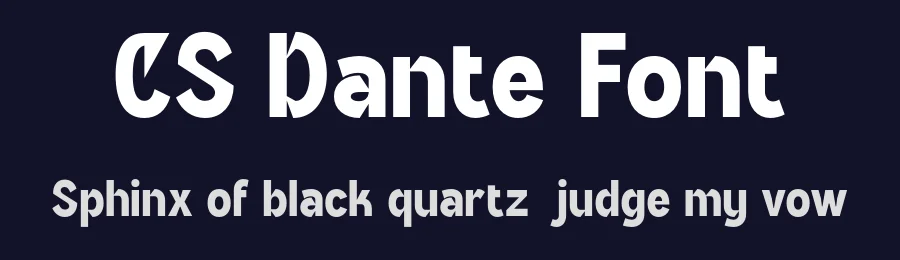 CS Dante Font by craftsupplyco — Display Font — thumbnail 2