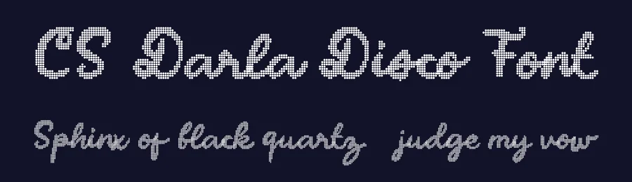 CS Darla Disco Font by craftsupplyco — Script Handwritten Font — thumbnail 2