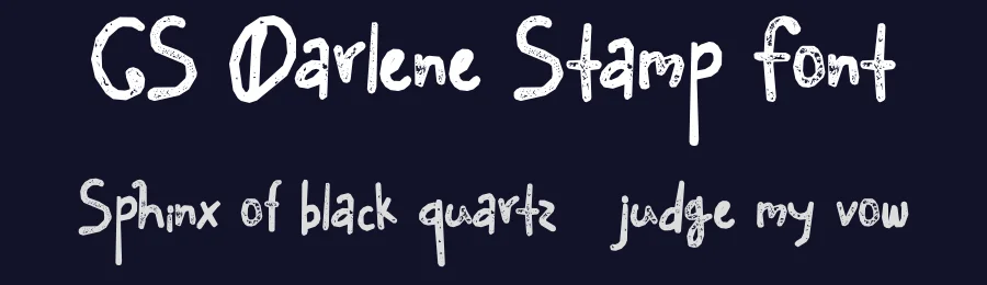 CS Darlene Stamp Font by craftsupplyco — Script Handwritten Font — thumbnail 2