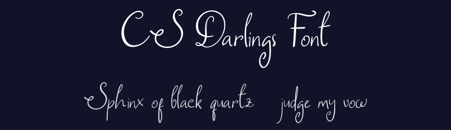 CS Darlings Font by craftsupplyco — Display Font — thumbnail 2