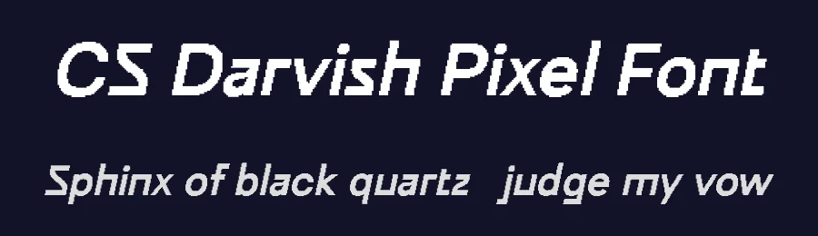 CS Darvish Pixel Font by craftsupplyco — Display Font — thumbnail 2