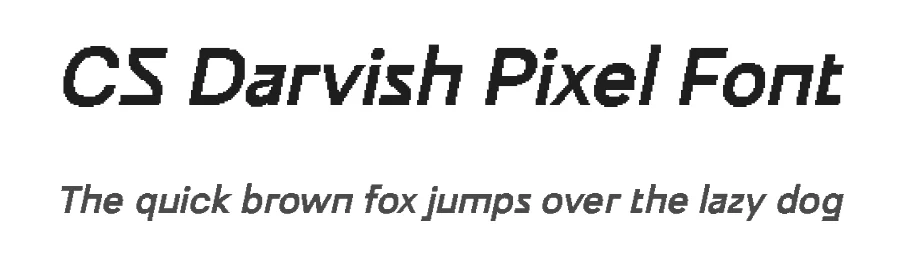 CS Darvish Pixel Font by craftsupplyco — Display Font