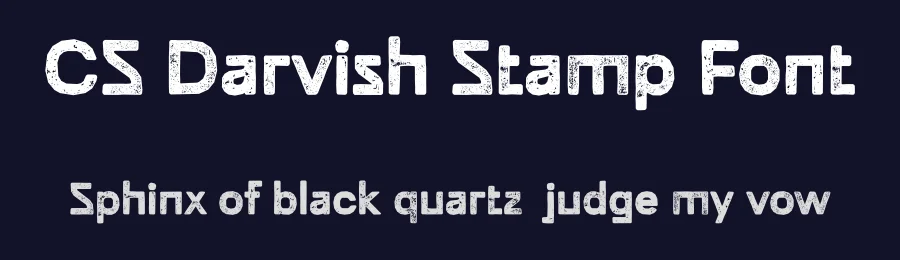 CS Darvish Stamp Font by craftsupplyco — Sans Serif Font — thumbnail 2
