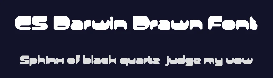 CS Darwin Drawn Font by craftsupplyco — Display Font — thumbnail 2
