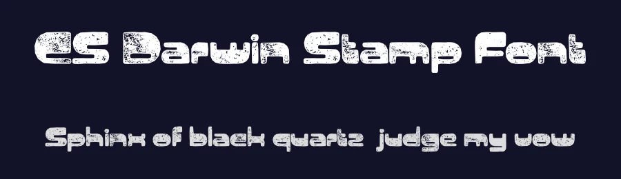 CS Darwin Stamp Font by craftsupplyco — Display Font — thumbnail 2