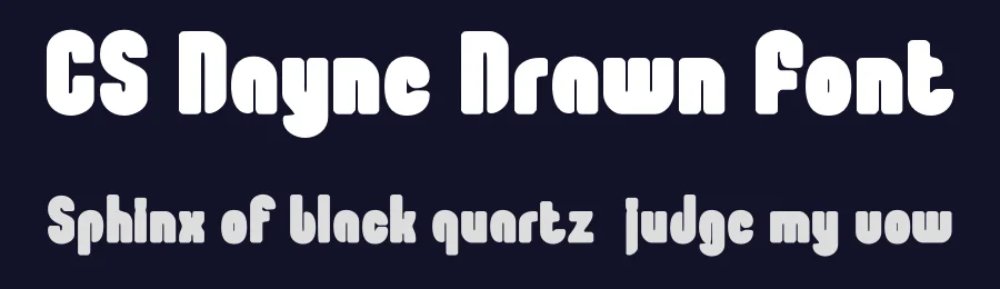 CS Dayne Drawn Font by craftsupplyco — Display Font — thumbnail 2