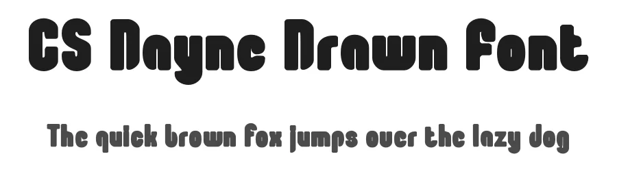 CS Dayne Drawn Font by craftsupplyco — Display Font