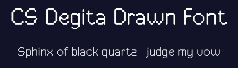 CS Degita Drawn Font by craftsupplyco — Display Font — thumbnail 2