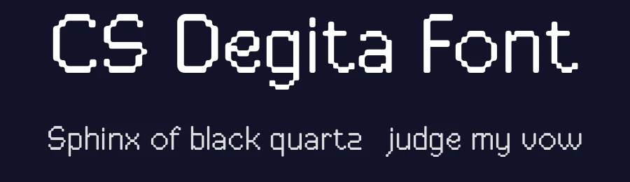 CS Degita Font by craftsupplyco — Display Font — thumbnail 2