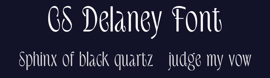 CS Delaney Font by craftsupplyco — Display Font — thumbnail 2