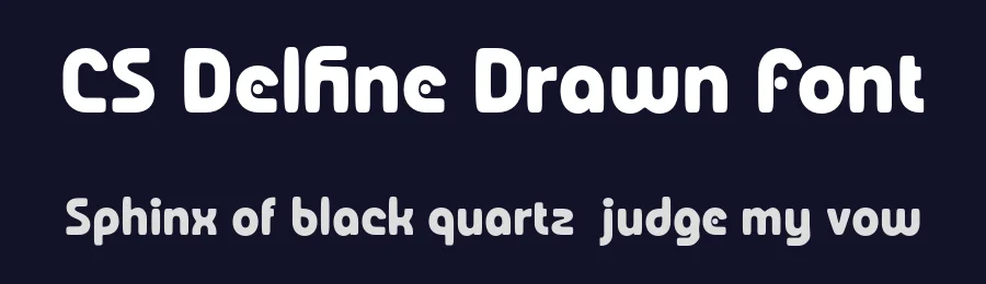 CS Delfine Drawn Font by craftsupplyco — Sans Serif Font — thumbnail 2