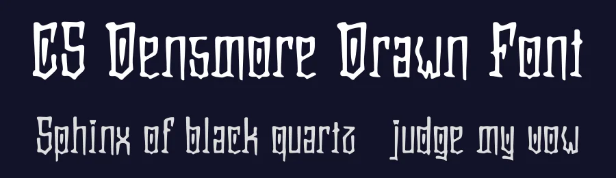 CS Densmore Drawn Font by craftsupplyco — Display Font — thumbnail 2