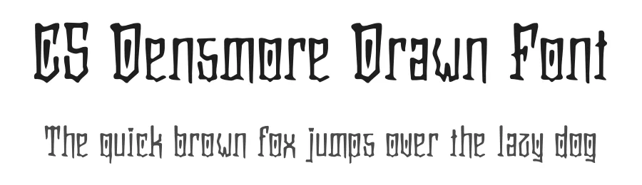 CS Densmore Drawn Font by craftsupplyco — Display Font