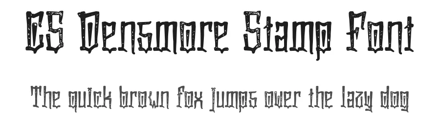 CS Densmore Stamp Font by craftsupplyco — Display Font