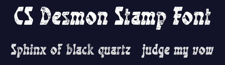 CS Desmon Stamp Font by craftsupplyco — Display Font — thumbnail 2