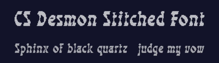 CS Desmon Stitched Font by craftsupplyco — Display Font — thumbnail 2