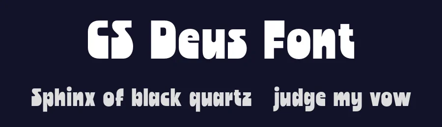 CS Deus Font by craftsupplyco — Display Font — thumbnail 2