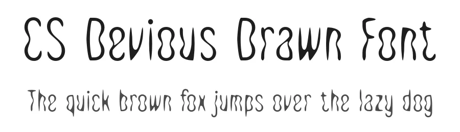 CS Devious Drawn Font by craftsupplyco — Display Font