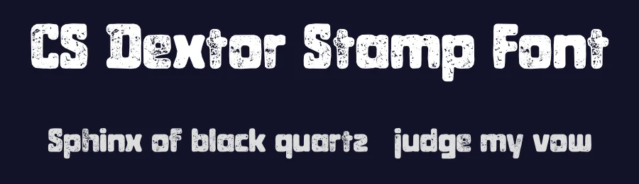 CS Dextor Stamp Font by craftsupplyco — Display Font — thumbnail 2