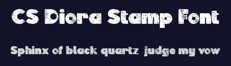 CS Diora Stamp Font by craftsupplyco — Display Font — thumbnail 2