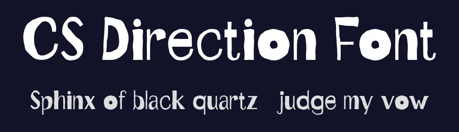 CS Direction Font by craftsupplyco — Display Font — thumbnail 2