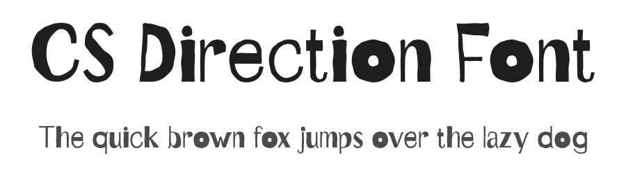 CS Direction Font by craftsupplyco — Display Font