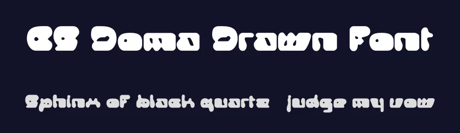 CS Doma Drawn Font by craftsupplyco — Display Font — thumbnail 2