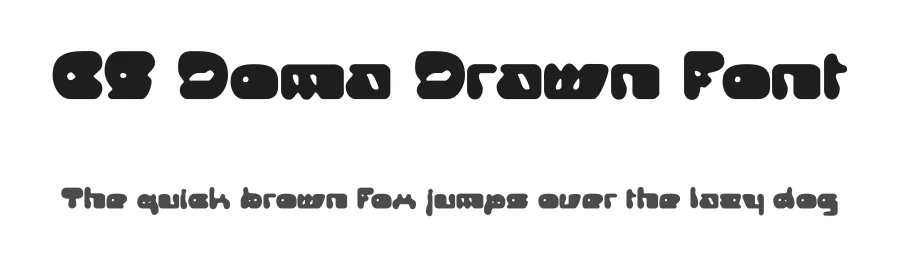 CS Doma Drawn Font by craftsupplyco — Display Font