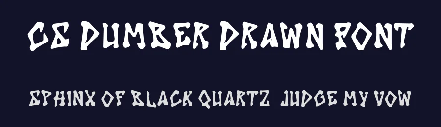 CS Dumber Drawn Font by craftsupplyco — Display Font — thumbnail 2