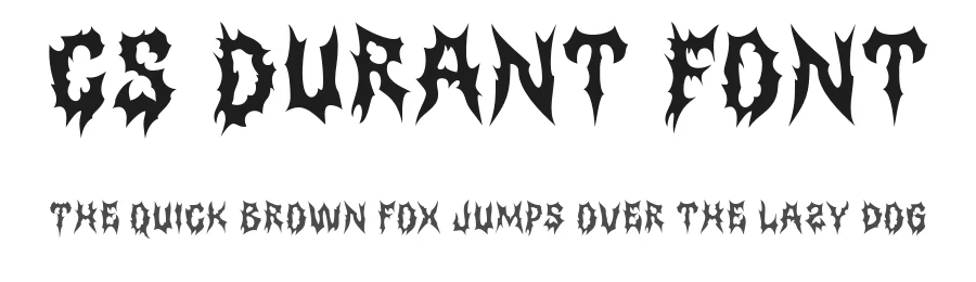 CS Durant Font by craftsupplyco — Display Font