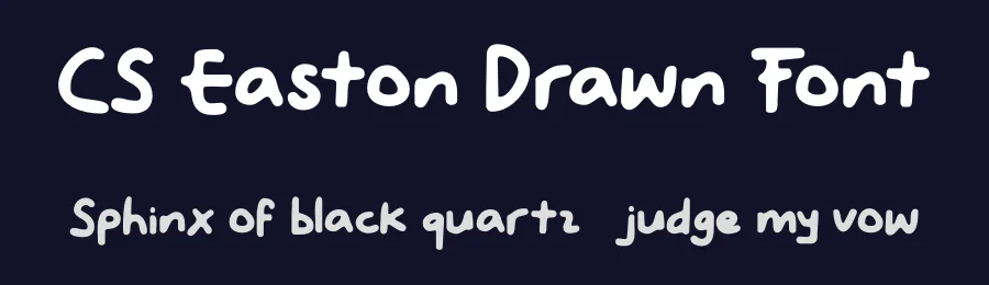 CS Easton Drawn Font by craftsupplyco — Script Handwritten Font — thumbnail 2