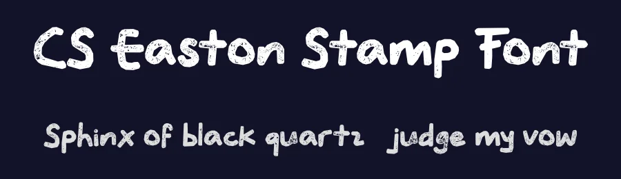 CS Easton Stamp Font by craftsupplyco — Script Handwritten Font — thumbnail 2