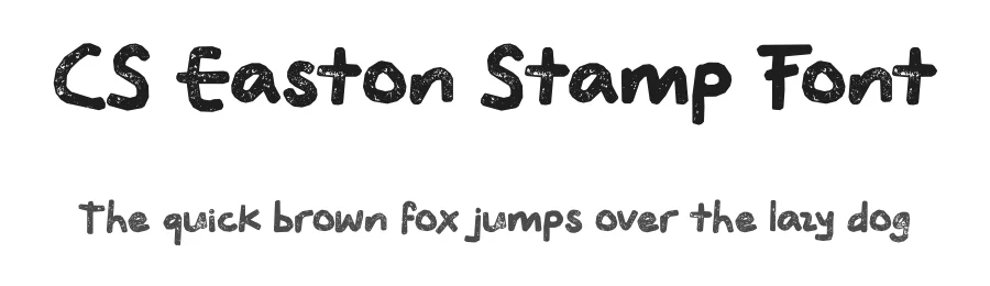 CS Easton Stamp Font by craftsupplyco — Script Handwritten Font