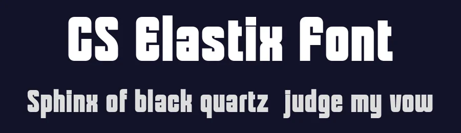 CS Elastix Font by craftsupplyco — Sans Serif Font — thumbnail 2