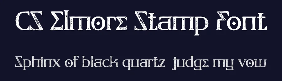 CS Elmore Stamp Font by craftsupplyco — Display Font — thumbnail 2