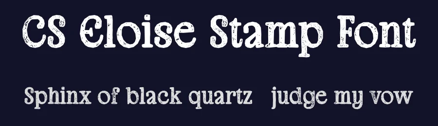 CS Eloise Stamp Font by craftsupplyco — Display Font — thumbnail 2