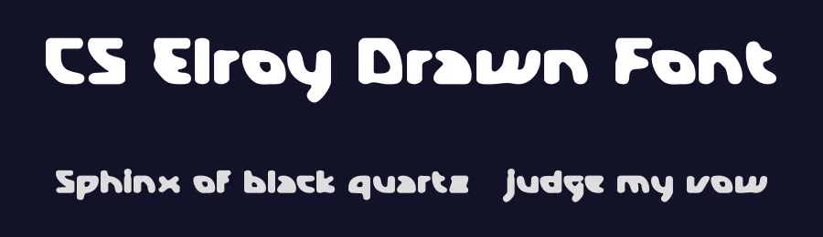 CS Elroy Drawn Font by craftsupplyco — Display Font — thumbnail 2