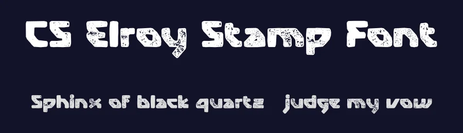 CS Elroy Stamp Font by craftsupplyco — Display Font — thumbnail 2