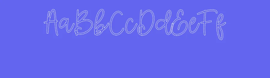 CS Elysia Dashed Font by craftsupplyco — Script Handwritten Font — thumbnail 3