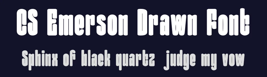 CS Emerson Drawn Font by craftsupplyco — Sans Serif Font — thumbnail 2