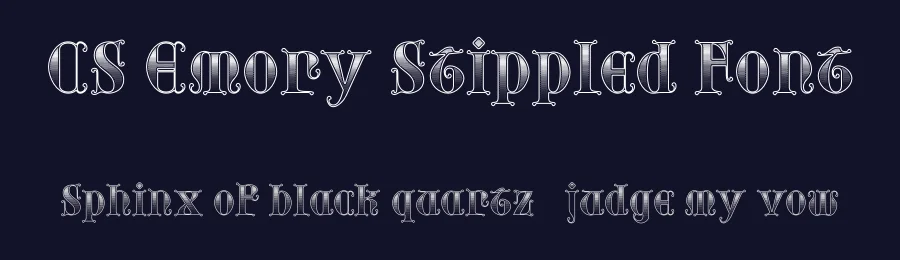 CS Emory Stippled Font by craftsupplyco — Display Font — thumbnail 2