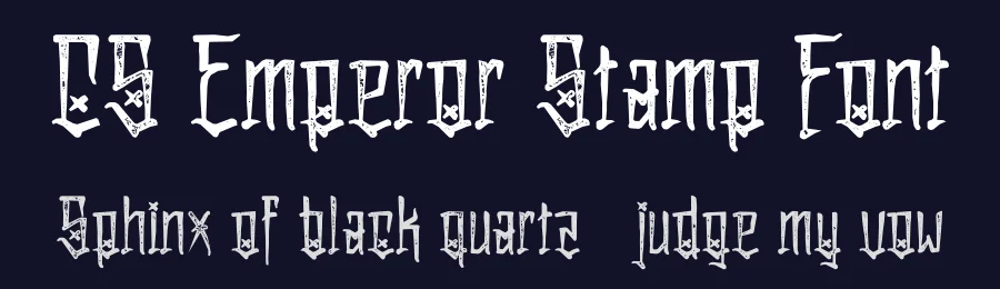 CS Emperor Stamp Font by craftsupplyco — Display Font — thumbnail 2