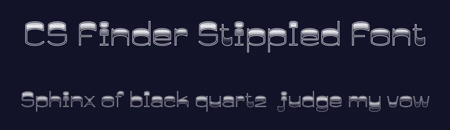 CS Finder Stippled Font by craftsupplyco — Display Font — thumbnail 2