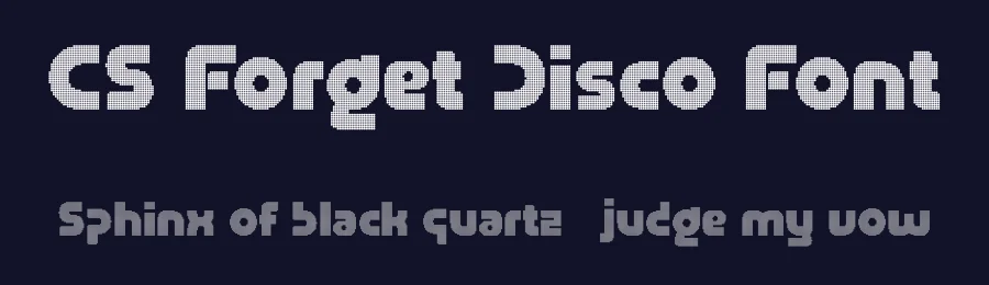 CS Forget Disco Font by craftsupplyco — Display Font — thumbnail 2